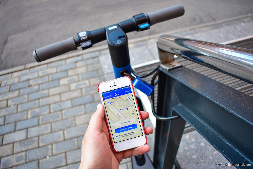 Приложение кикшеринга